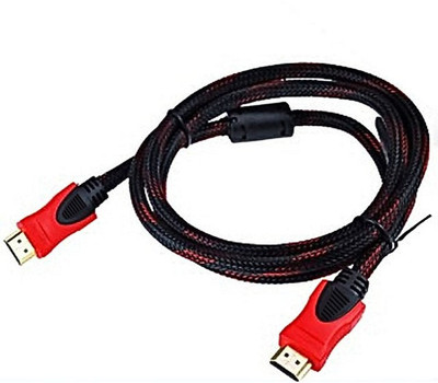 

Pikway TV-out Cable TV-out Cable HDMI Male to HDMI Male Cable TV Lead 1.4V High Speed Ethernet 3D Full HD 1080p (1.5 Meter) (Red, Black, For TV)(Red Black, For Laptop, 1.5)