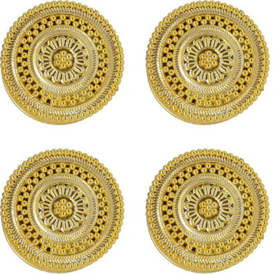

Bueno Stylish Sindoor Storage Box for Women Daily Use, Set of 4, Golden multipurpose Vanity Box(Gold)