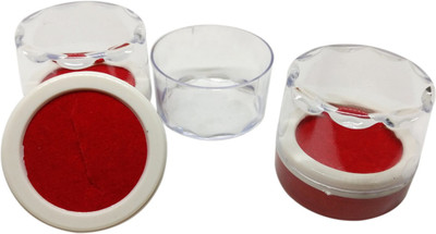 

Aumni Crafts Acrylic Ring & Coin Packing Display Box 3.5x3.2cm Round Red (Pack of 24 pieces) Acrylic Ring Coin Box Vanity Box(Red)