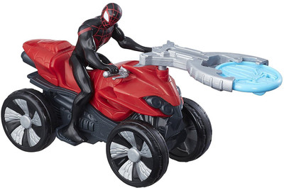 

Marvel Spider-Man Blast 'n Go Kid Arachnid with ATV(Red, Black), Black;red