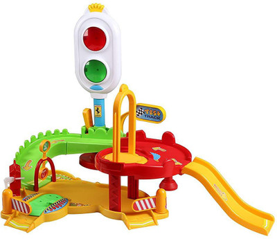 

BB Junior Play & Go Ferrari Test Track Set(Multicolor)