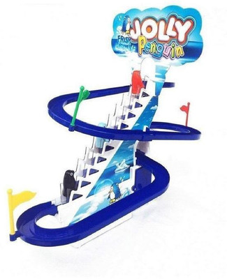 

Maxplanet Jolly Penguin Battery Operated Track Racing Toy.(Multicolor)