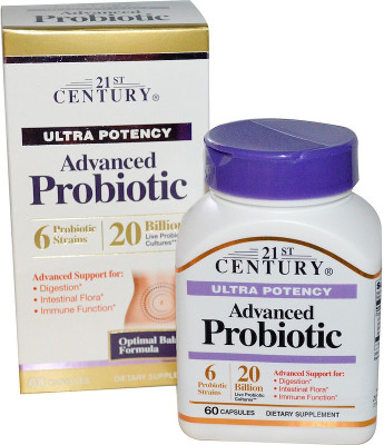 

21st Century 21st Century, Advanced Probiotic, Ultra Potency,(60 No)