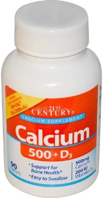 

21st Century 21st Century, Calcium 500 + D3,(90 No)