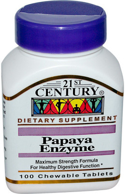 

21st Century 21st Century, Papaya Enzyme,(100 No)