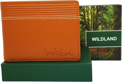 

Wildland Men Casual Tan Genuine Leather Wallet(3 Card Slots)