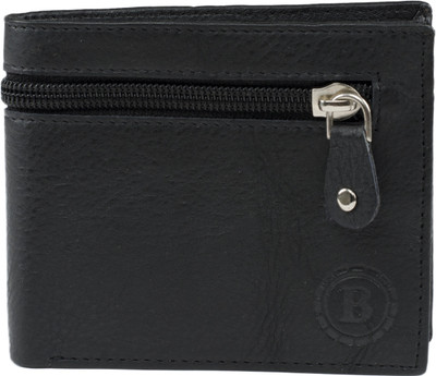 

Winsome Deal Men Casual Black Genuine Leather Wallet(6 Card Slots)
