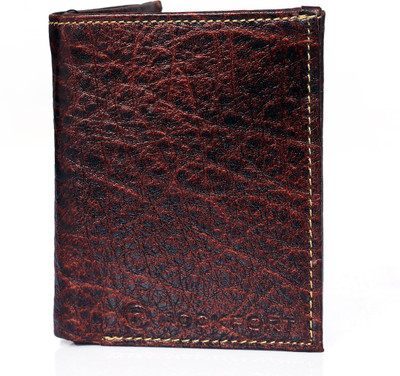 

Leo Men Casual Brown Genuine Leather Wallet(7 Card Slots)
