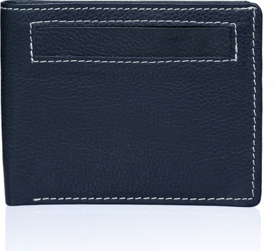 

Leo Men Formal Blue Genuine Leather Wallet(7 Card Slots), Black