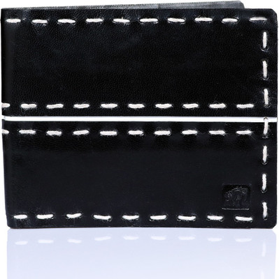 

Leo Men Casual Black Genuine Leather Wallet(7 Card Slots)