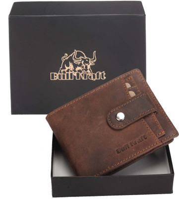 

Bull Kraft Men Casual Brown Genuine Leather Wallet(6 Card Slots)