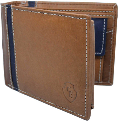 

Creative Edge Men Tan Genuine Leather Wallet(7 Card Slots)