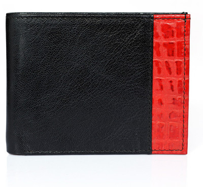 

Leo Men Casual Black Genuine Leather Wallet(7 Card Slots)