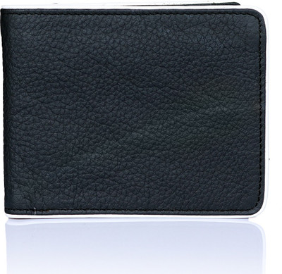 

Leo Men Formal Black Genuine Leather Wallet(7 Card Slots)