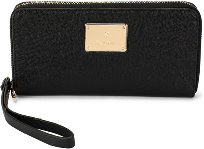 

Van Heusen Women Black Artificial Leather Wallet(12 Card Slots)