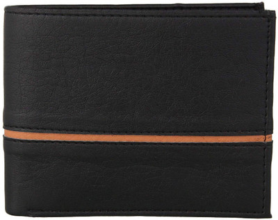 

HT Collections Men Casual Black Genuine Leather Wallet(6 Card Slots)