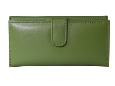 

G'leani Women Casual Green Genuine Leather Wallet(12 Card Slots), Mint green