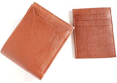

Life time leather Men Casual Tan, Brown Genuine Leather Wallet(5 Card Slots)