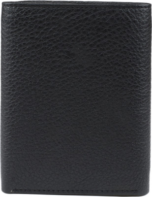 

Winsome Deal Men Formal Black Genuine Leather Wallet(3 Card Slots)