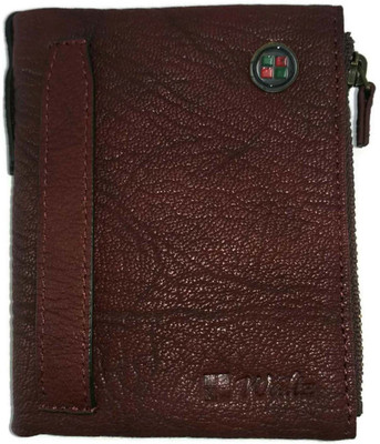 

waltz Men Maroon Genuine Leather Wallet(9 Card Slots), Brown