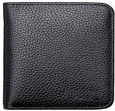 

Hide & Sleek Men Black Artificial Leather Card Holder(5 Card Slots), Black-611
