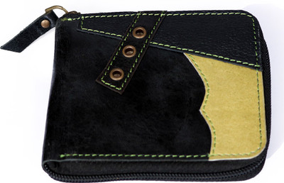 

Leo Men Casual Black Genuine Leather Wallet(6 Card Slots)