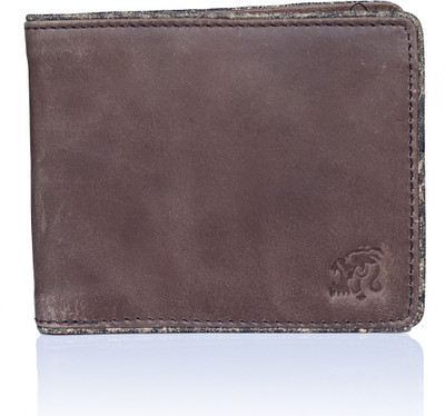 

Leo Men Formal Brown Genuine Leather Wallet(7 Card Slots)