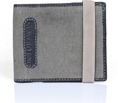 

Leo Men Casual Grey Canvas Wallet(7 Card Slots), Khaki