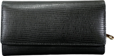 

G'Leani Women Casual Black Genuine Leather Wallet(15 Card Slots)