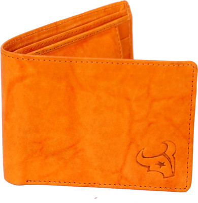 

DEEGORE Men Casual Tan Genuine Leather Wallet(5 Card Slots)