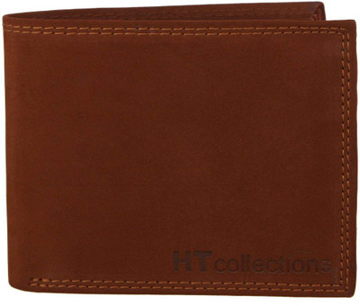

HT Collections Men Casual Brown Genuine Leather Wallet(6 Card Slots)
