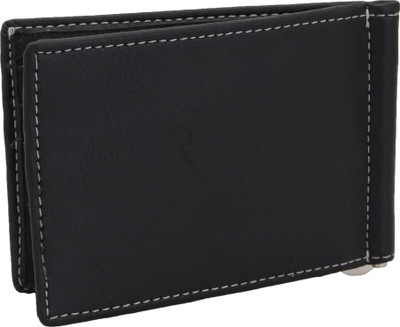 

Lady bar Men Formal Black Genuine Leather Wallet(6 Card Slots)