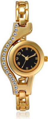

Ismart NewBest Diamond Stunned Golden Bracelet Watch For Girls & Women Watch Watch - For Women