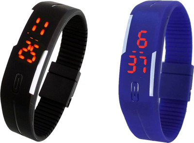 

Shanti Enterprises Combo Black and Blue Digital LED Watch Watch - For Boys & Girls