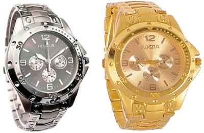 

Rosra SM Silver-Gold-011-1 Watch - For Men