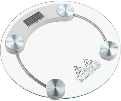 

NXT POWER WS-300A Personal Weight Machine 6mm Round Glass WS-65 Weighing Scale(Transparent)