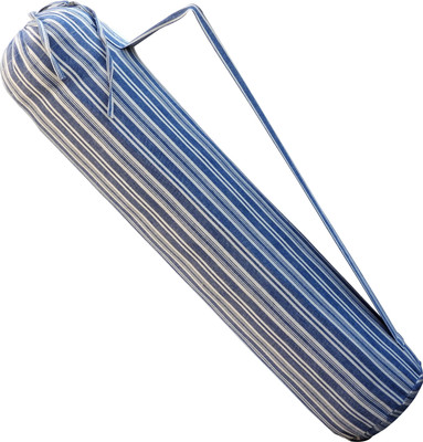 

Kanyoga 100% Cotton Blue and white striped Yoga Mat Bag (74 cm x 25 cm) Yoga Blocks(Blue, White Pack of 1), Blue and white stripe