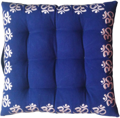 

Kanyoga Square Cotton Zafu Meditation Cushion 44L x 44W x 7 T cm- Blue Yoga Blocks(Blue Pack of 1)