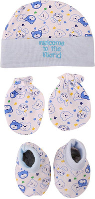 

DHAWARIYA'S Presents New Born Baby Booties Cotton Fancy Socks Cum Shoes Butty and Multilocular Booties for Girl and Boys Plush Infant Unisex Age 0 to 6 Months(Blue)