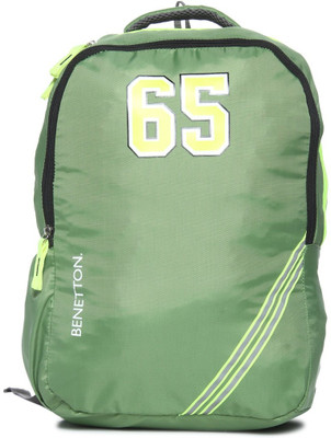 

United Colors of Benetton COLLEGE BACKPACK 21.3 L Laptop Backpack(Green), 09y