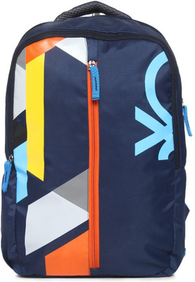 

United Colors of Benetton COLLEGE BACKPACK 21.3 L Laptop Backpack(Blue), 203