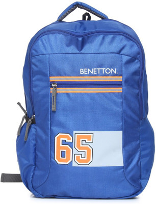 

United Colors of Benetton COLLEGE BACKPACK 21.3 L Laptop Backpack(Blue), 44d