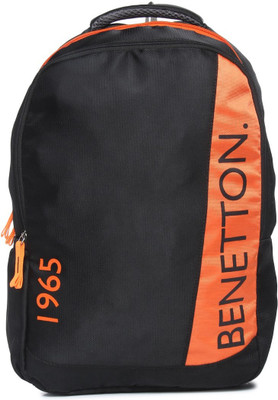 

United Colors of Benetton COLLEGE BACKPACK 21.3 L Laptop Backpack(Black), 100
