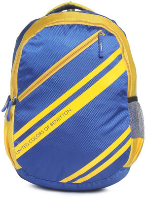 

United Colors of Benetton CASUAL SCHOOL BACKPACK 34.1 L Backpack(Blue), 44d