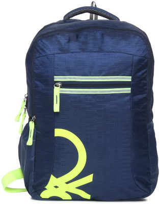 

United Colors of Benetton COLLEGE BACKPACK 21.3 L Laptop Backpack(Blue), 203