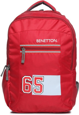 

United Colors of Benetton COLLEGE BACKPACK 21.3 L Laptop Backpack(Red), 07t