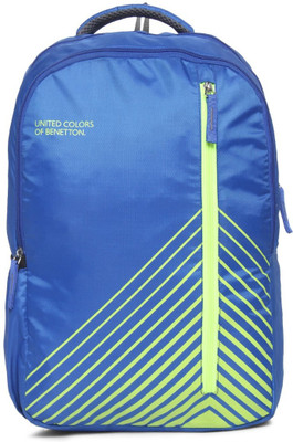 

United Colors of Benetton COLLEGE BACKPACK 21.3 L Laptop Backpack(Blue), 44d