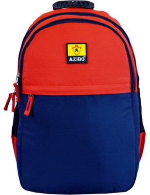 

Azibo Durable Multipurpose Backpack Waterproof School Bag(Blue, Red, 25 L)