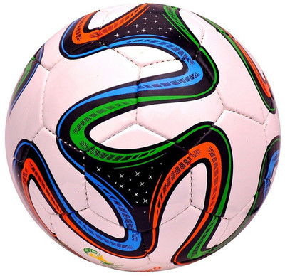 

SMT Brazuca 32 panel Football - Size: (Pack of 1, Multicolor