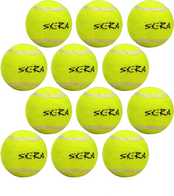 

SKERA K0411504_12 Tennis Ball(Pack of 12, Green), Yellow